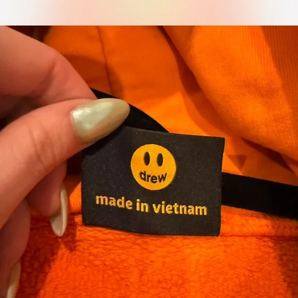 Drew House Orange Smiley Sweater - Picture 8 of 8